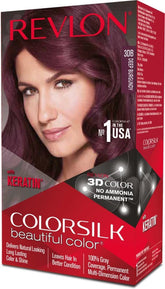 Revlon 3DB Deep Burgundy Colorsilk Hair Color - ShopXonline